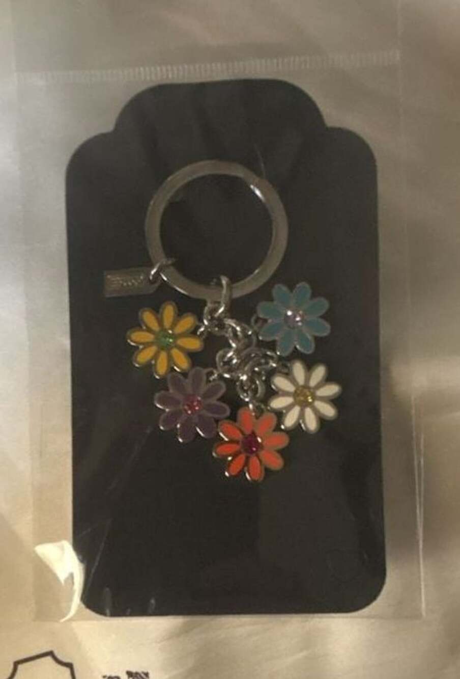 Coach Multi Daisy Keychain